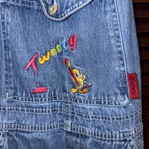 Vtg Looney Tunes Overalls